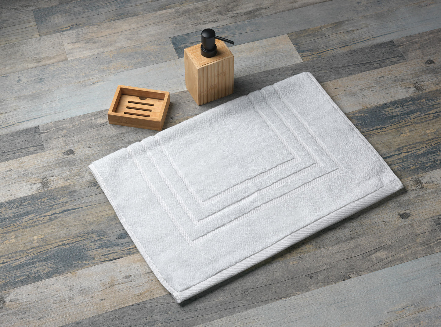 Bath mat frame