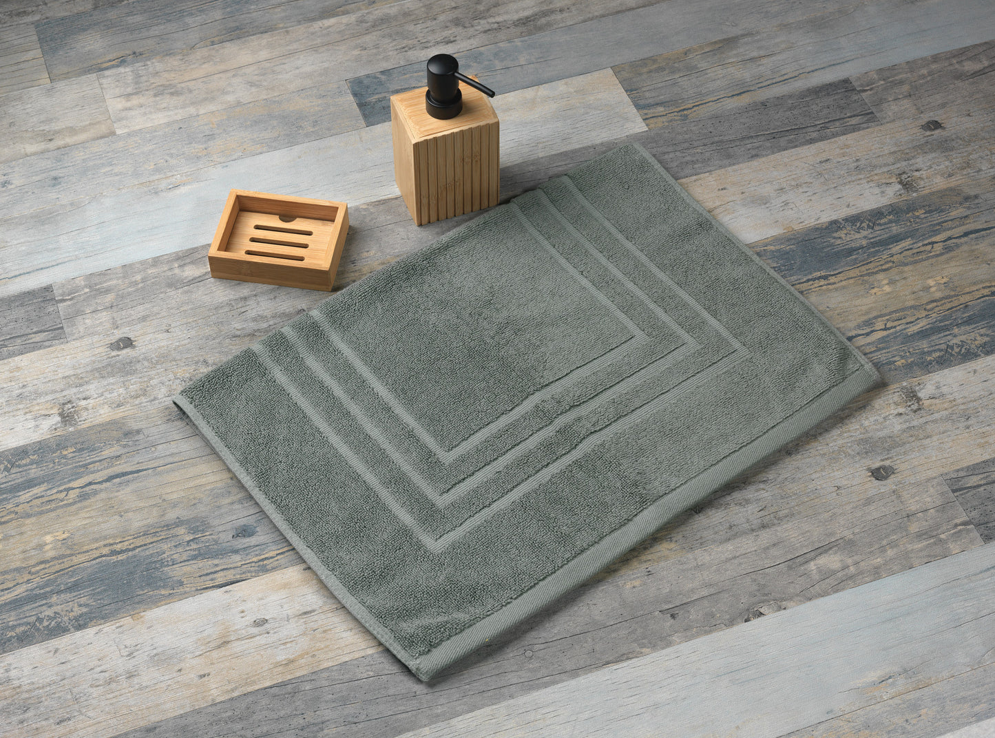 Bath mat frame